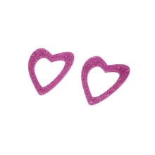 Load image into Gallery viewer, GLITTER PINK HEART